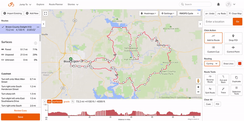 Split, Combine, or Change an Existing Route – Ride with GPS Help Center