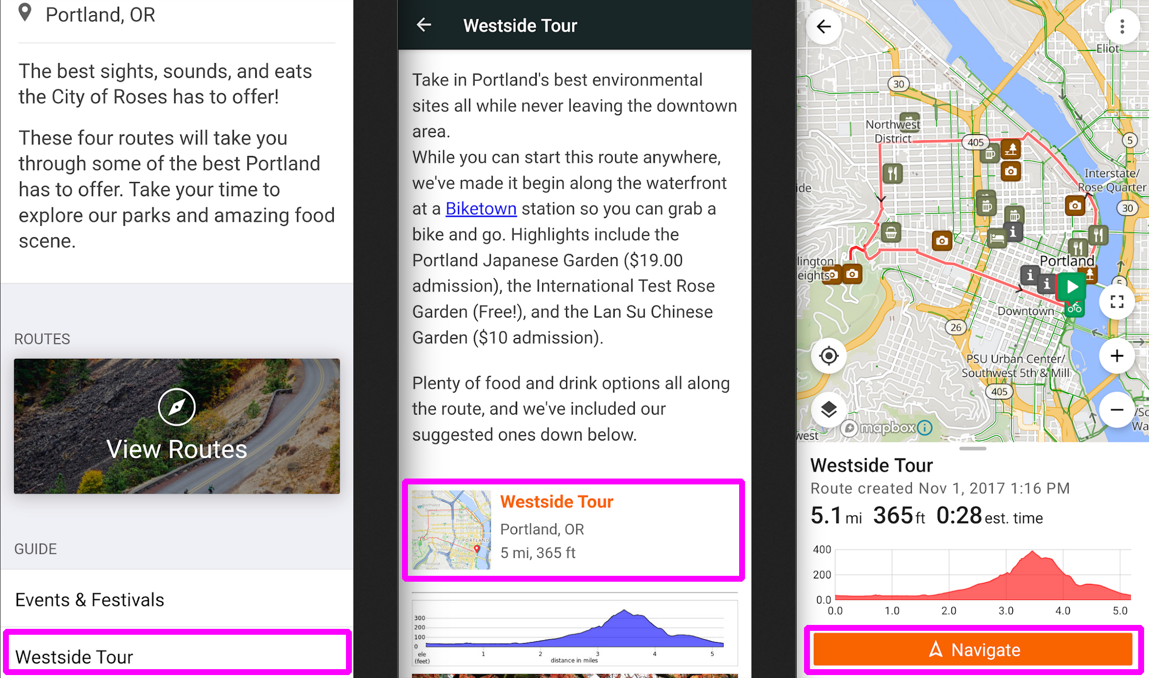 Mobile App - Experiences – Ride with GPS Help Center